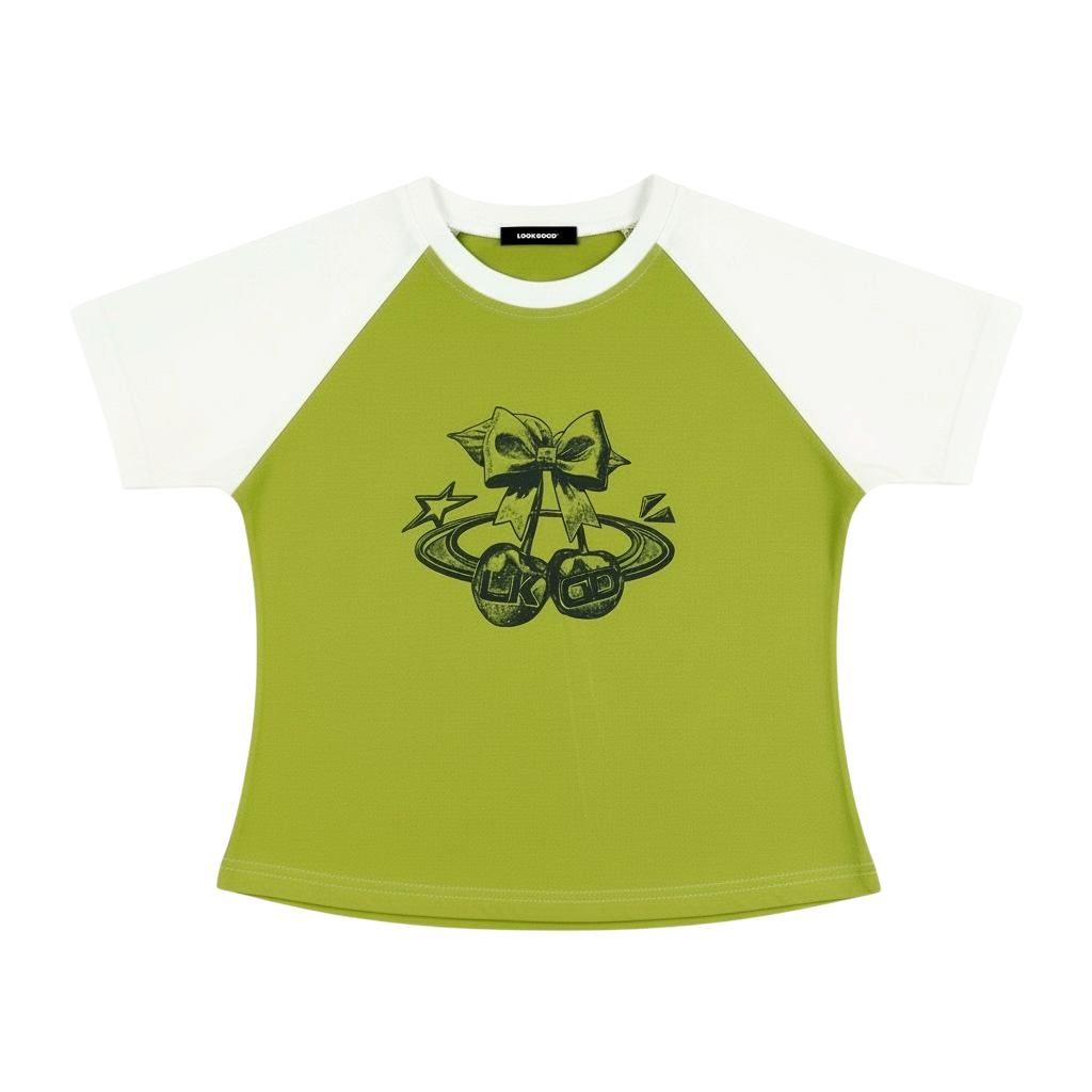 BB Raglan Tee | Apple Green