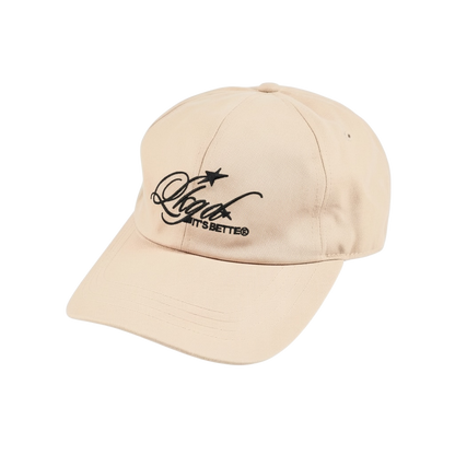 STARSCRIPT Logo Dad Hat | Oat Milk